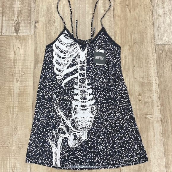 ☠ Iron Fist Death Breath Slip Dress ☠ - Picture 2 of 16